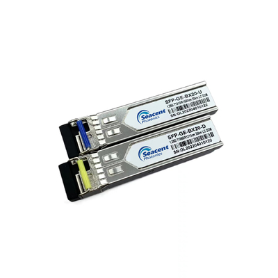 1.25Gb/S Çift Yönlü Alıcı-Verici Tek LC/SC 1550nm Tx 1310nm Rx 20Km SFP Alıcı-Verici