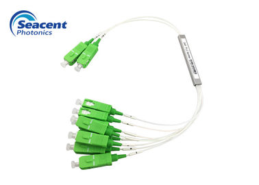 SC / APC konnektörlü Fiber Optik PLC Splitter mini modül 2x8