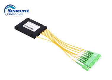 Pasif Optik Ağ İçin 2.00mm 1x8 Fiber PLC Bölücü Abs Plastik Bölücü