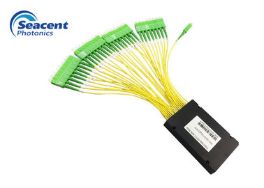 Kablolu TV İnternet için Yüksek Kararlılık 2.00mm Plc Fiber Bölücü 1X32
