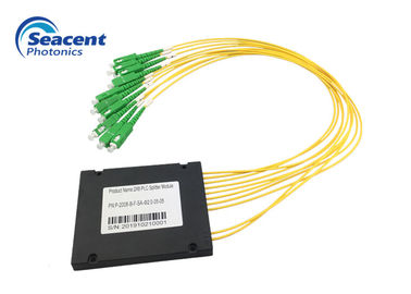 FTTH FTTB FTTX PON 2X8 Kaset PLC Bölücü SC APC Konnektör tipi