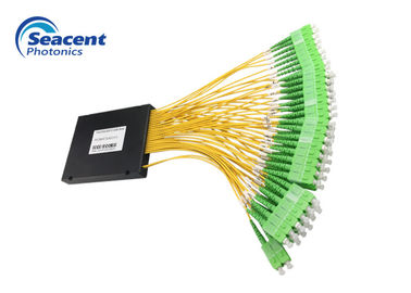 FTTX PON ağı için Düşük Ekleme Kaybı Kaset PLC Bölücü 2X64