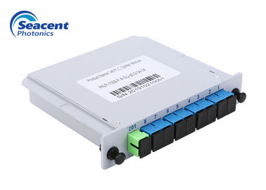 0.9mm 0.5m Kaset PLC Bölücü 1x8 Fişli SC APC Konnektörü