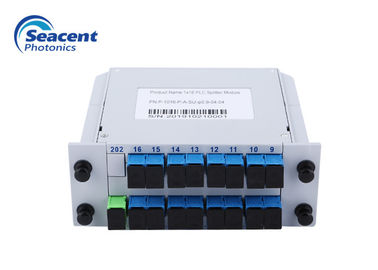 FTTH Fiber Bölücüde Kompakt Tasarım 0.9mm 0.5m 1x16 Plc Bölücü Fişi