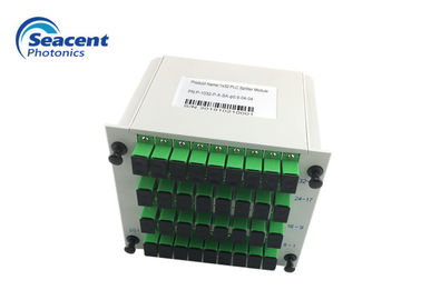 Plug In Fiber Plc Bölücü 1x32 0.9mm 0.5m Mükemmel Kanal Tekdüzeliği