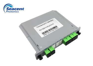Pasif Optik Ağ İçin Kompakt tasarım 7.8dB Kaset PLC Splitter 2x4