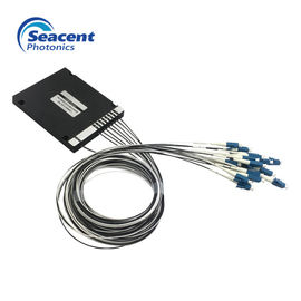 Kaset Tipi DWDM Mux Demux, 1 × 8 Çok Kanallı 200G Fiber Optik DWDM