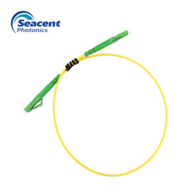 LC LC Simpleks Fiber Optik Yama Kablosu, MM50 / 125 Om3 Yama Kablosu APC Lehçe