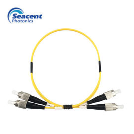 Dubleks Yama Kablosu Tek Modlu 0.5m 0.9mm ST SC LC FC Konnektör Tipi