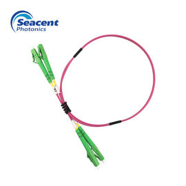 Çok Modlu Dubleks Fiber Optik Yama Kablosu, APC Lehçe LC - LC Fiber Atlama Telleri