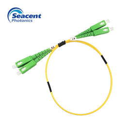 Sc Sc Sc APC Fiber Optik Yama Kablosu Tek Modlu Dubleks 0.5m 1.0m 1.5m