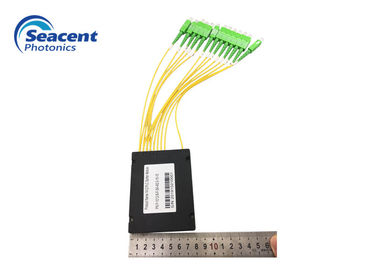 Pasif Optik Ağlar için 1x12 ABS PLC Splitter Modülü Kablolu TV İnternet