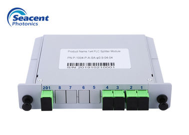 Takın Tip 1x4 Kaset PLC Bölücü Pasif Optik Ağ Yüksek Kararlılık