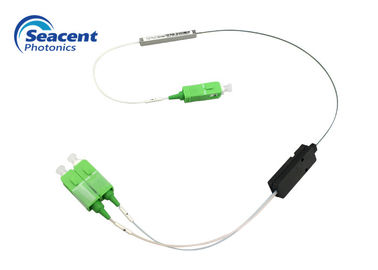 Ev Şube Tipine Yüksek Kararlılık Fiber Optik PLC Bölücü 1x2 Fiber