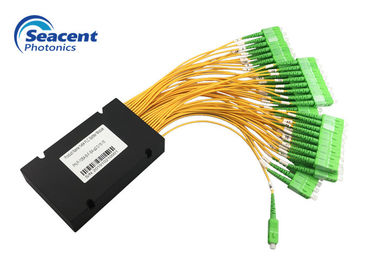 Kablolu TV İnternet İçin Yüksek Kararlılık Kaset Tipi Bölücü 1X32 PLC Bölücü