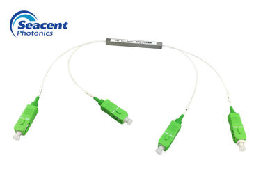 FTTH için SC APC 1x8 PLC Bölücü Tek Modlu Fiber Optik PLC Bölücü