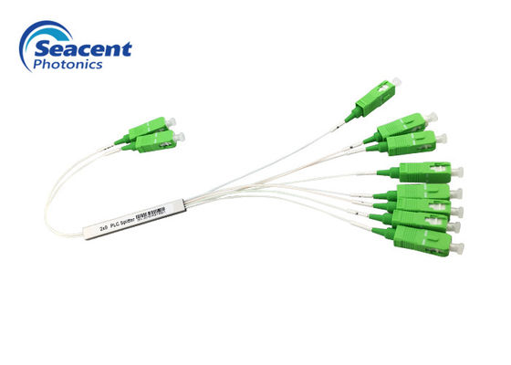 SC / APC Konnektörlü 2x8 Mikro Tip PLC Splitter Düşük Ekleme Kaybı