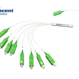 SC APC Konnektörlü FTTH FTTB FTTX Fiber Optik PLC Bölücü 1x8