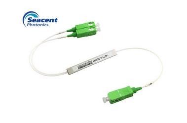 Pasif Optik Ağ 1x2 Fiber Bağlayıcı Mikro Tip İyi Kanal Tekdüzeliği