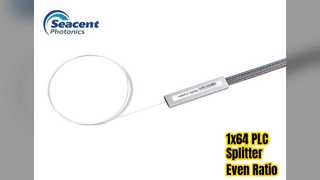 1x64 PLC Ayırıcı Çıplak Fiber Eşit Oranı